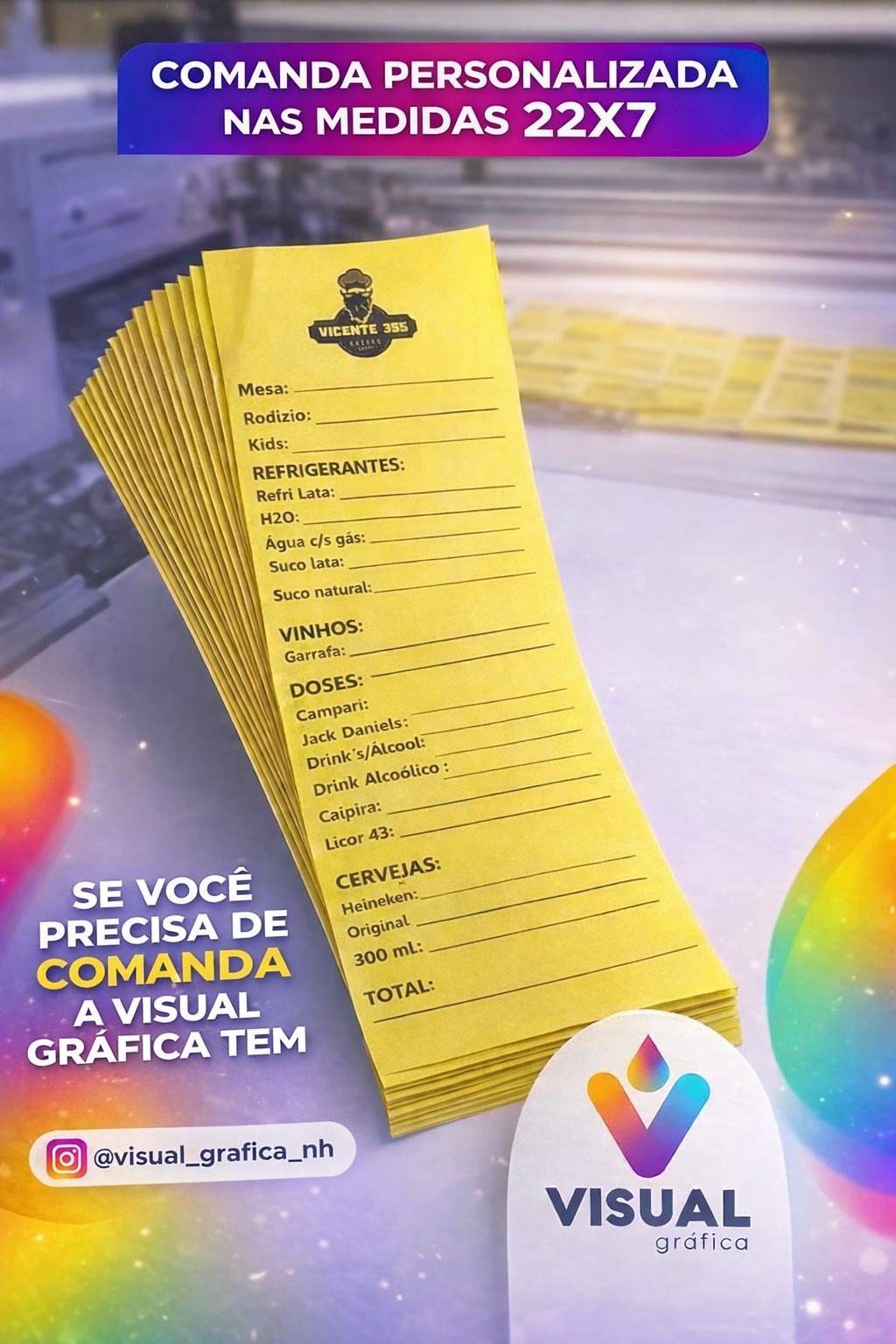 Comandas personalizadas